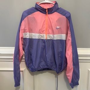 NIKE windbreaker pullover 1/2 Zip jacket